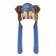Gorro de Punto con Aplicaciones Paw Patrol, 100% Poliéster, Marrón