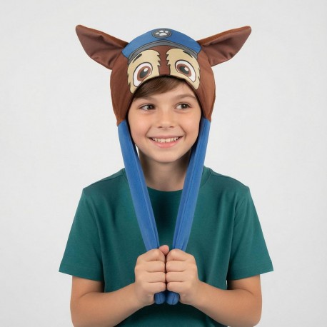 Gorro de Punto con Aplicaciones Paw Patrol, 100% Poliéster, Marrón