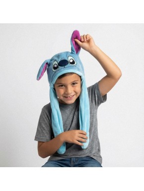 Gorro de Punto con Aplicaciones de Stitch - Azul