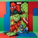 Toalla de algodón Avengers multicolor 70x140cm