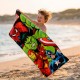 Toalla de algodón Avengers multicolor 70x140cm