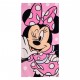Toalla de algodón Minnie 70x140 cm rosa