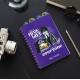 Carnet Wednesday A5 avec couverture violette et intercalaires