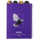Carnet Wednesday A5 avec couverture violette et intercalaires