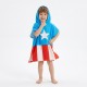 Poncho de Microfibra Avengers Capitán América Azul