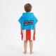 Poncho de Microfibra Avengers Capitán América Azul