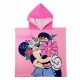 Poncho de Microfibra Minnie Mouse Rosa