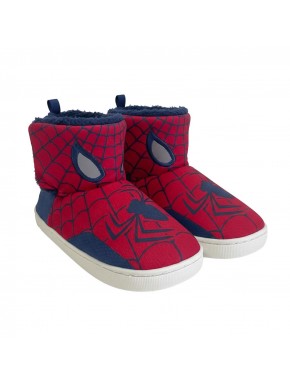 Chaussons maison botte Spiderman polyester pour enfants