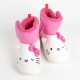 Chaussons Hello Kitty roses et blancs
