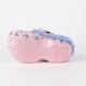 Pantufas Bluey clog com forro de lã azul