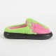 Zapatillas de casa Wicked verdes y rosas