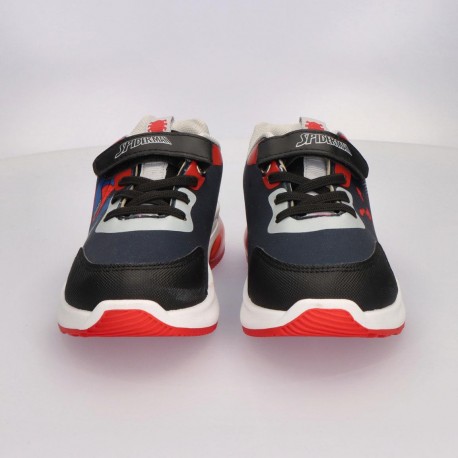 Chaussures Spiderman avec lumières et semelle rouge