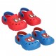 Tamancos Spiderman para crianças em vermelho e azul, 100% EVA