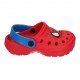 Tamancos Spiderman para crianças em vermelho e azul, 100% EVA