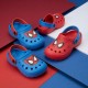 Tamancos Spiderman para crianças em vermelho e azul, 100% EVA