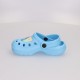 Tamancos infantis do Stitch em lilás e azul pastel