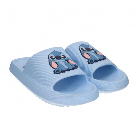 Sandales à enfiler en EVA bleues avec design Stitch