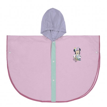 Poncho infantil impermeável Minnie Mouse Disney