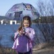 Poncho infantil impermeável Minnie Mouse Disney