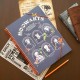 Classeur A4 Harry Potter avec images de personnages et spirale rouge