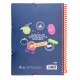 Classeur A4 Harry Potter avec images de personnages et spirale rouge