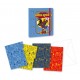 Carpeta 4 anillas Spiderman azul con cierre elástico