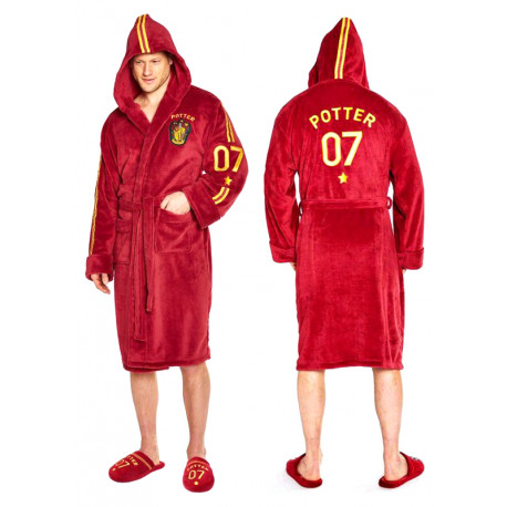 Bathrobe fleece Quidditch Harry Potter with Hood