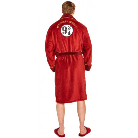 Bathrobe fleece Harry Potter 9 and 3/4