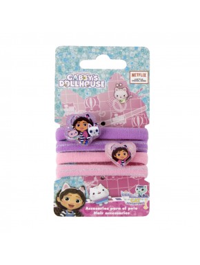 Accessoires Cheveux Gabby's Dollhouse 4 Pièces Multicolores