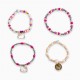 Set de bracelets DIY Hello Kitty avec perles et accessoires.