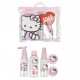 Conjunto de higiene pessoal de viagem Hello Kitty rosa 100% PVC
