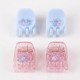 Conjunto de clips de cabelo Stitch em azul e rosa