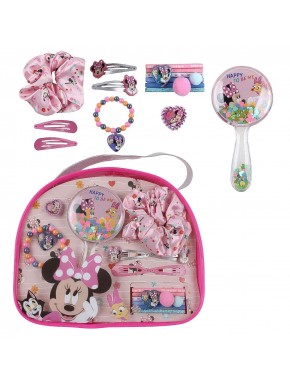 Set de belleza rosa Minnie con accesorios para niñas