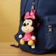 Llavero Clip Minnie Mouse de peluche