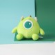 Chaveiro monstro verde com clipe de bolsa