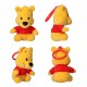 Porte-clés Clip Sac Winnie l'Ourson avec pull rouge et clip orange