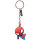 Llavero 3D de Spiderman de Marvel en caucho