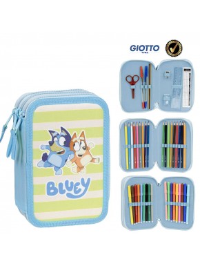 Estojo com acessórios da série Bluey