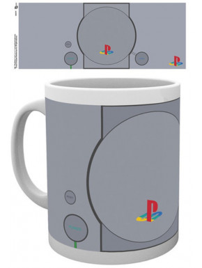 Caneca com design do console Playstation One