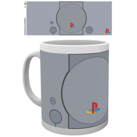 Caneca com design do console Playstation One