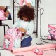 Estojo rosa Hello Kitty 3 compartimentos