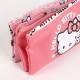 Estojo rosa Hello Kitty 3 compartimentos