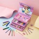 Set de papeterie coloriable Hello Kitty rose