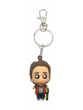 Keychain en Caoutchouc de Marty Mcfly de Retour vers le Futur