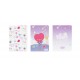 Pack de cadernos BT21 com design Tata