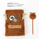 Conjunto de papelaria Gremlins com caderno de pelúcia e caneta