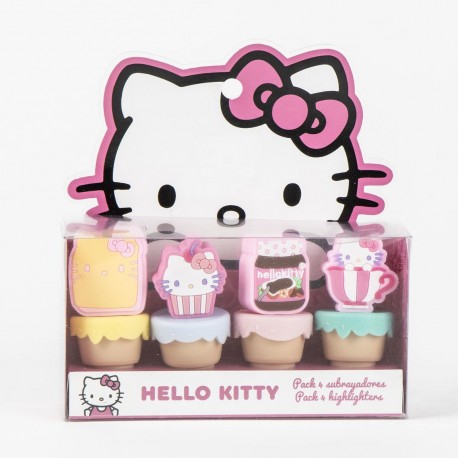 Surligneurs multicolores Hello Kitty Pack de 4