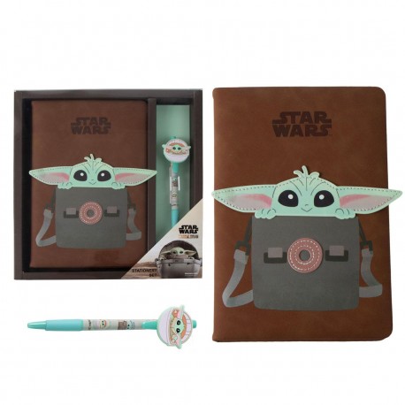 Set de papeterie The Mandalorian avec Grogu