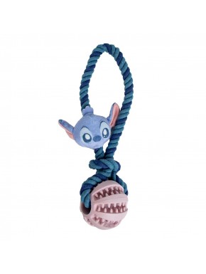 Brinquedo de corda para cão com figura Stitch