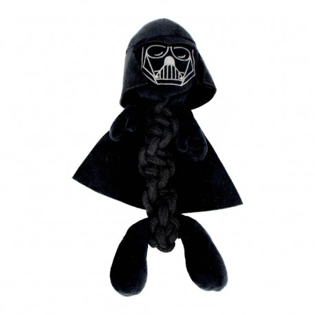 Brinquedo mordedor de corda Star Wars preto para cão